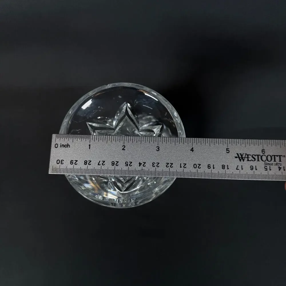 Vintage Waterford Crystal Round Vase 6